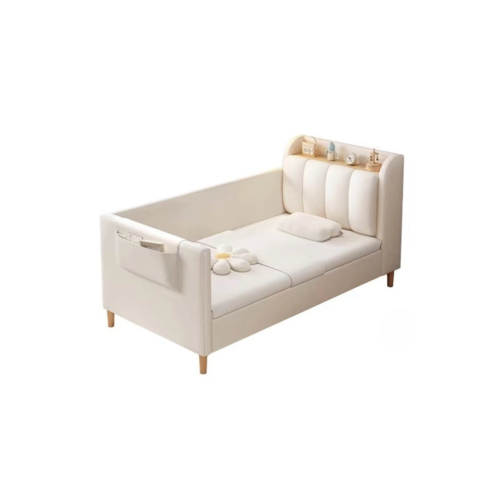 LUXORA B1521 150/180cm Solid Wood Frame Storage Mother & Baby Bed