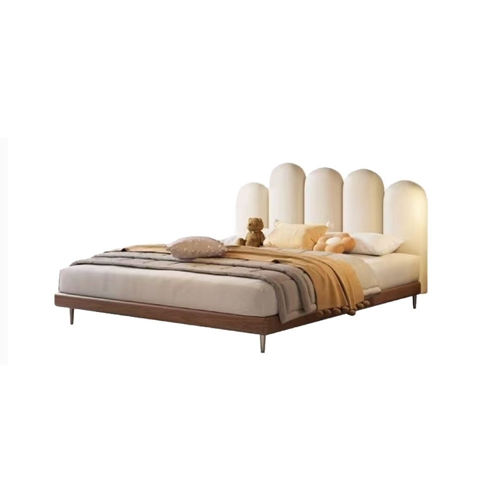 LUXORA B1671 150/180cm Solid Wood Frame Kids Bed-Artificial Leather