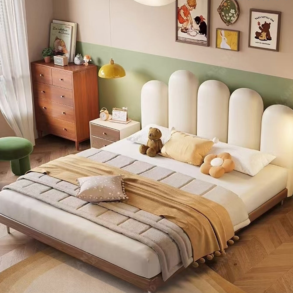 LUXORA B1671 150/180cm Solid Wood Frame Kids Bed-Artificial Leather