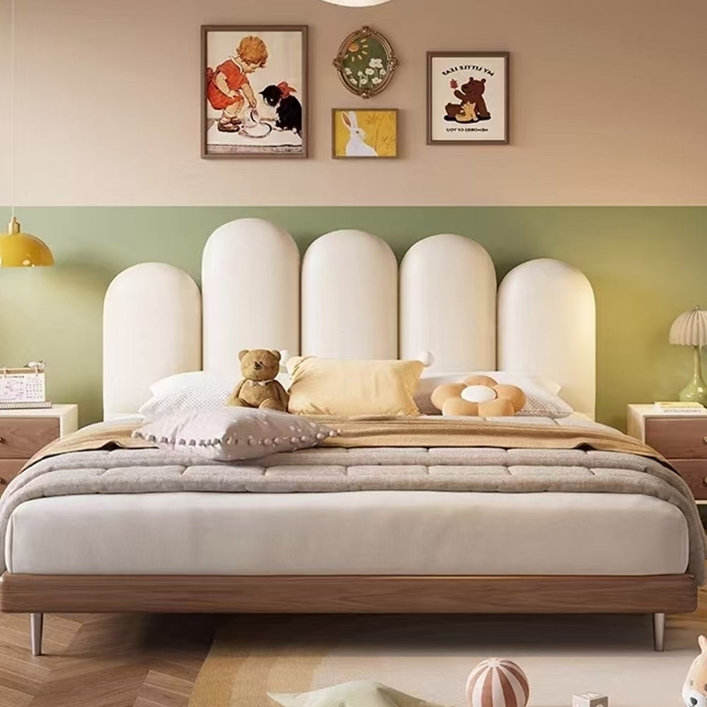 LUXORA B1671 150/180cm Solid Wood Frame Kids Bed-Artificial Leather