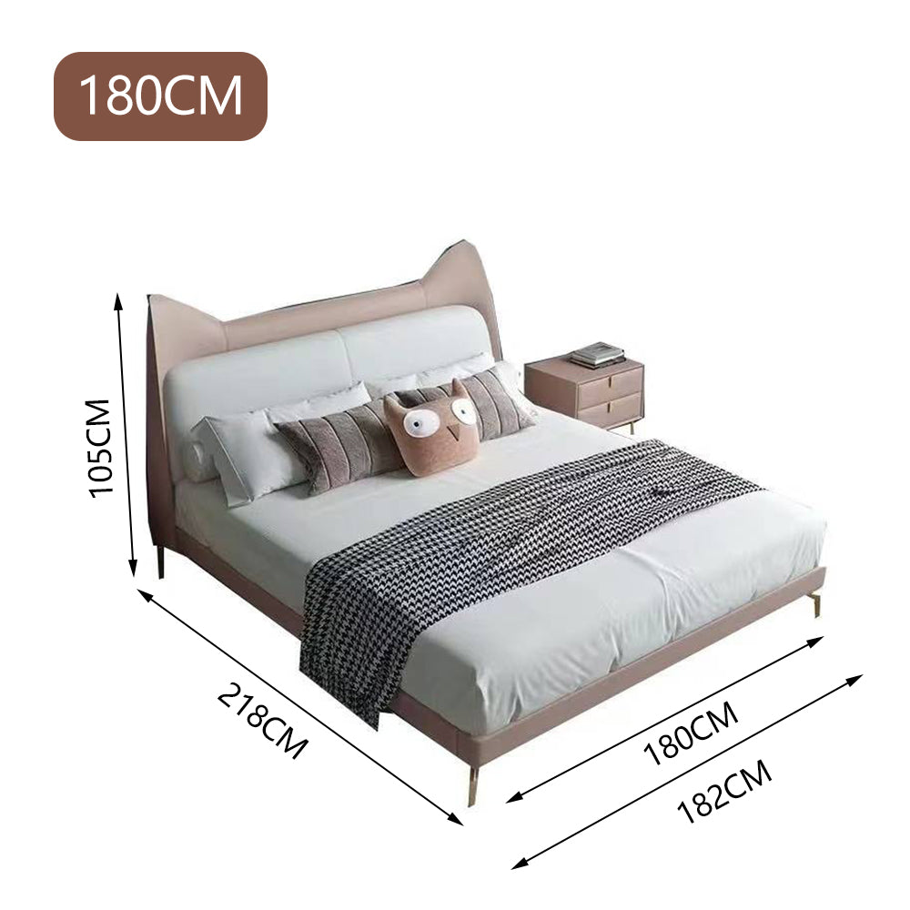 LUXORA CB1108 150/180cm Solid Wood Cartoon Bear Ear Shaped Kids Bed