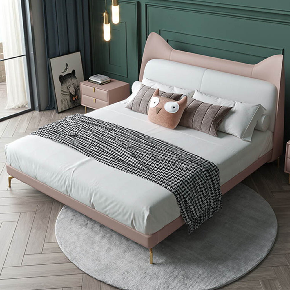 LUXORA CB1108 150/180cm Solid Wood Cartoon Bear Ear Shaped Kids Bed