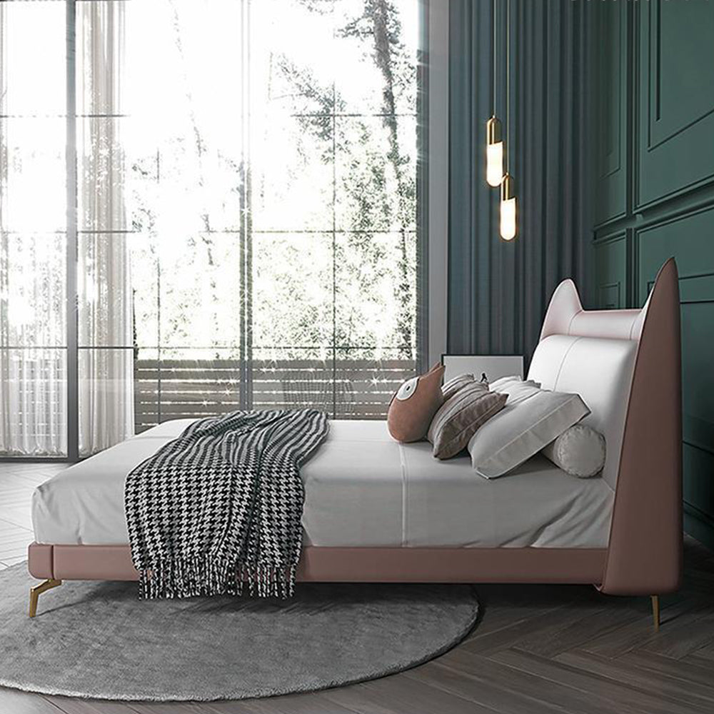 LUXORA CB1108 150/180cm Solid Wood Cartoon Bear Ear Shaped Kids Bed