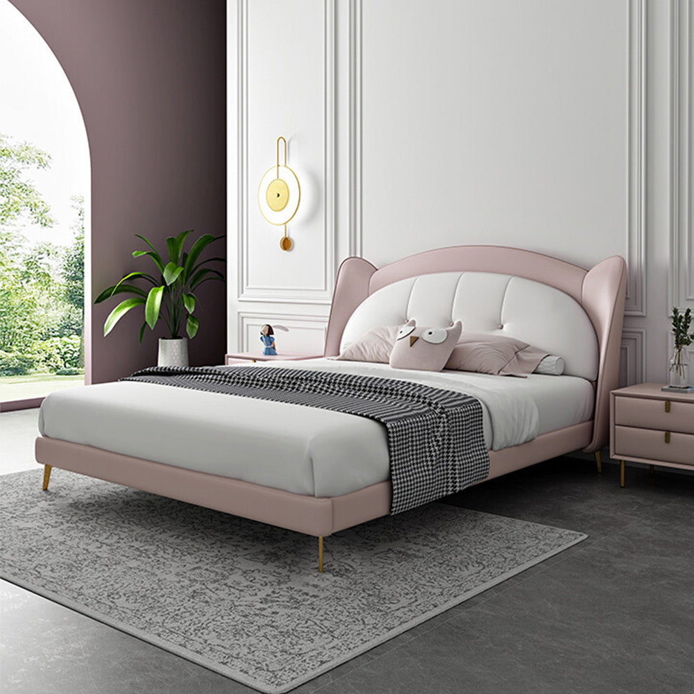 LUXORA CB1109 150/180cm Solid Wood Cartoon Bear Ear Shaped Kids Bed