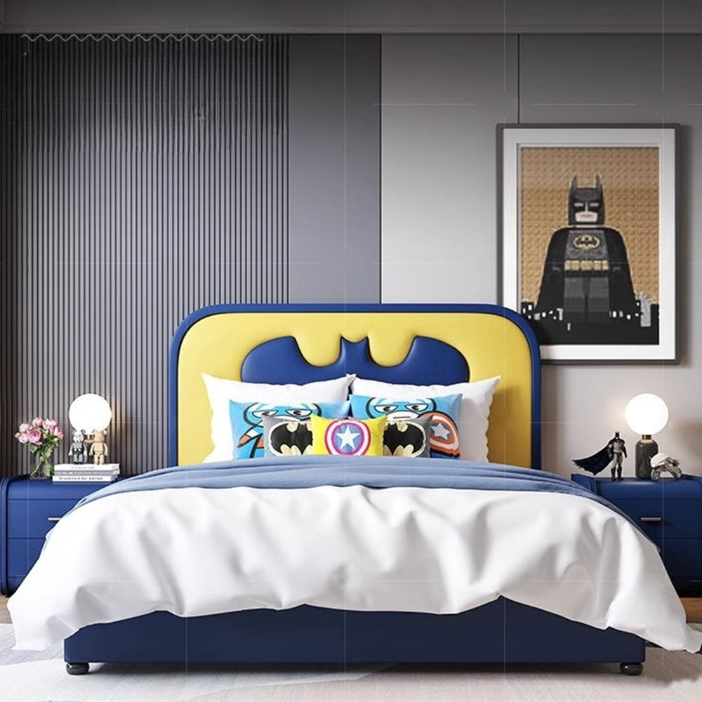 LUXORA CB1115 150/180cm Solid Wood Frame Cartoon Bat-Shaped Kids Bed