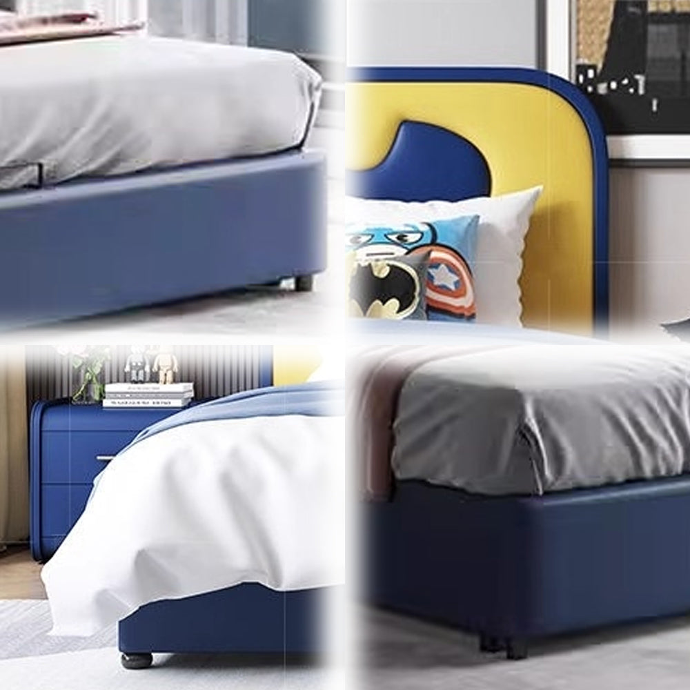 LUXORA CB1115 150/180cm Solid Wood Frame Cartoon Bat-Shaped Kids Bed