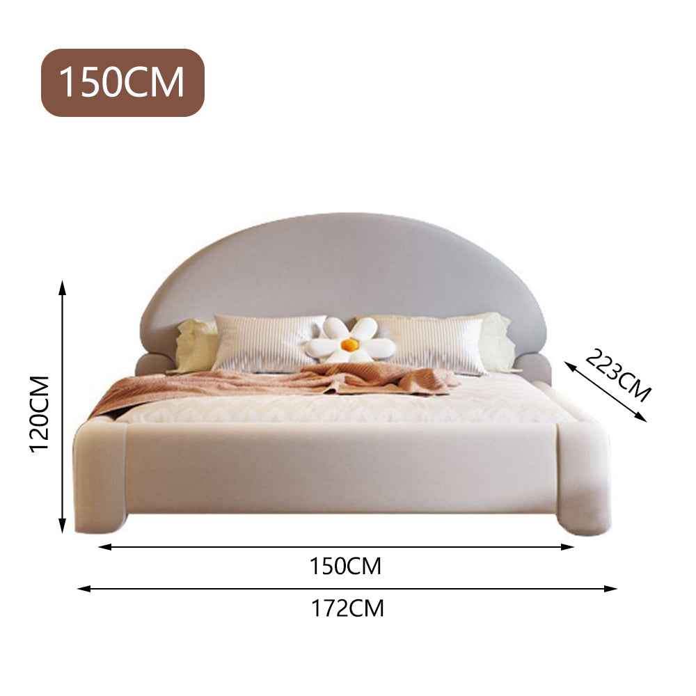 LUXORA CB1119 150/180cm Solid Wood Frame Kids Bed-Tech Fabric