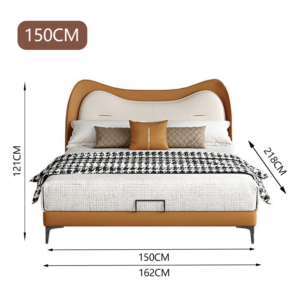 LUXORA CB1121 150/180cm Solid Wood Frame Kids Bed-Artificial Leather