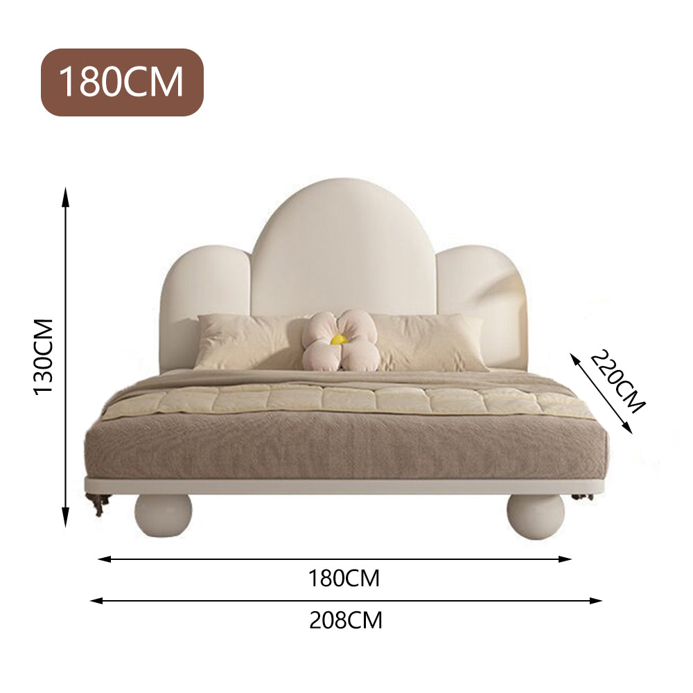 LUXORA CB1123 150/180cm Solid Wood Frame Kids Bed-White