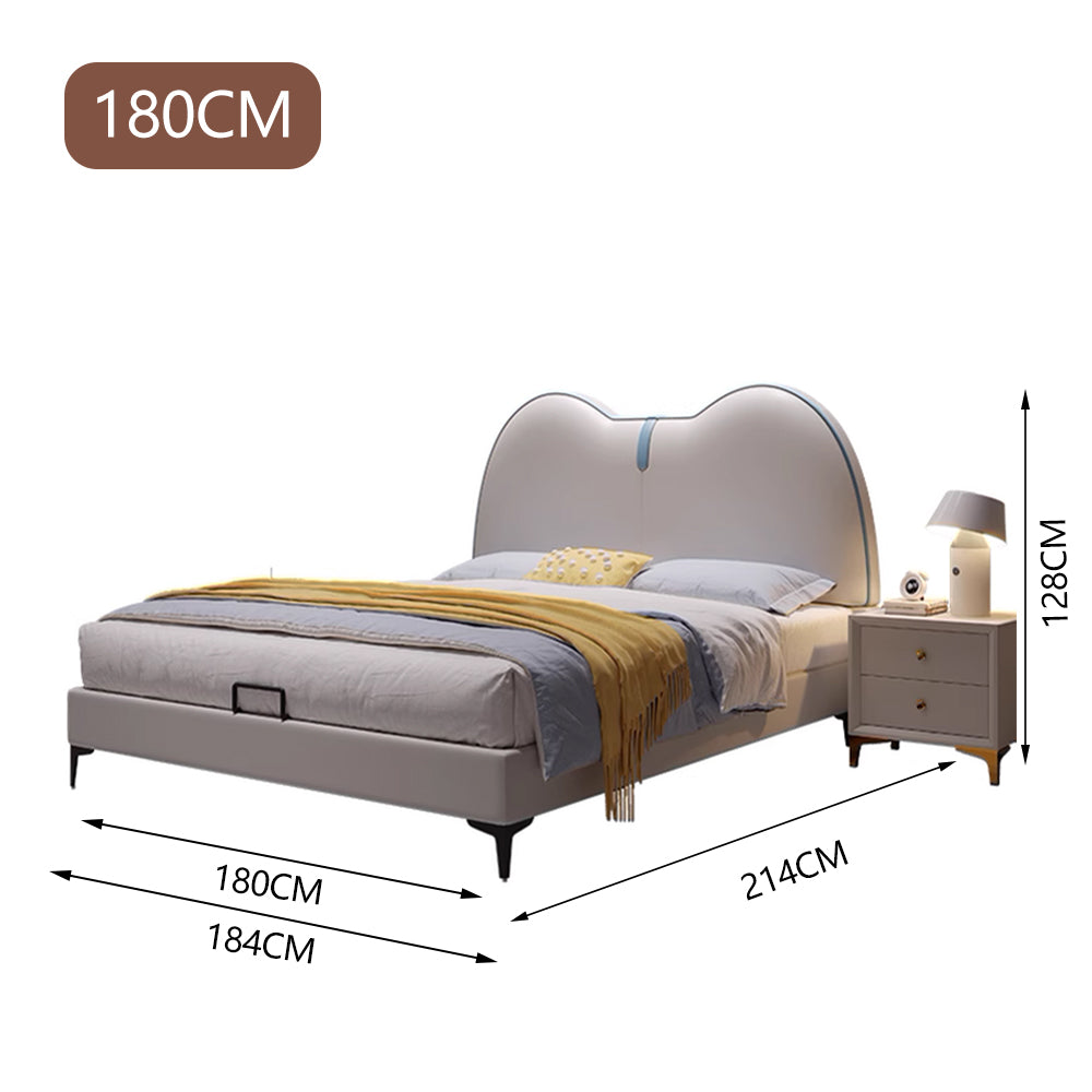 LUXORA CB1150 150/180cm Solid Wood Frame Kids Bed-Artificial Leather