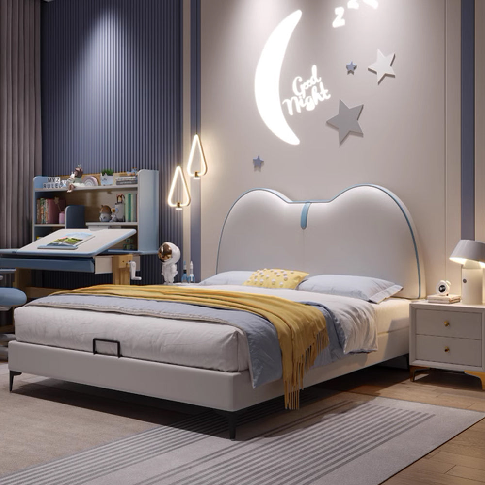 LUXORA CB1150 150/180cm Solid Wood Frame Kids Bed-Artificial Leather