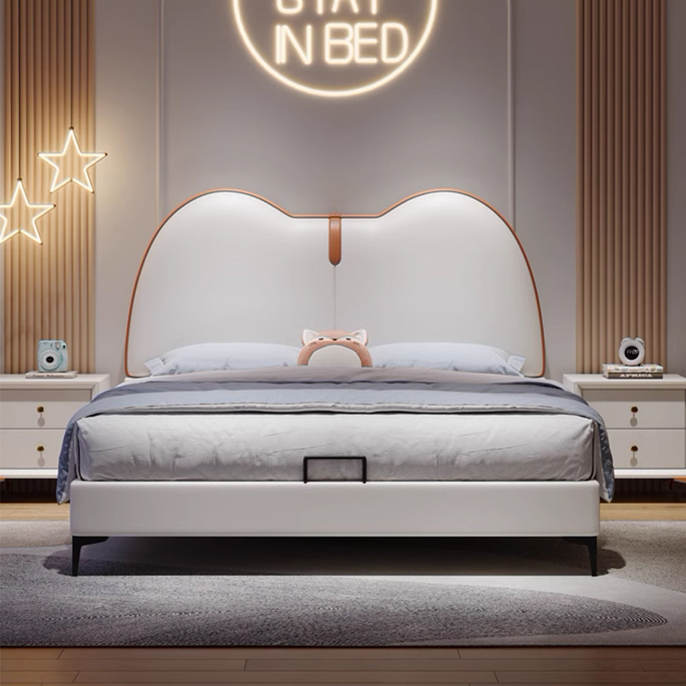 LUXORA CB1150 150/180cm Solid Wood Frame Kids Bed-Artificial Leather