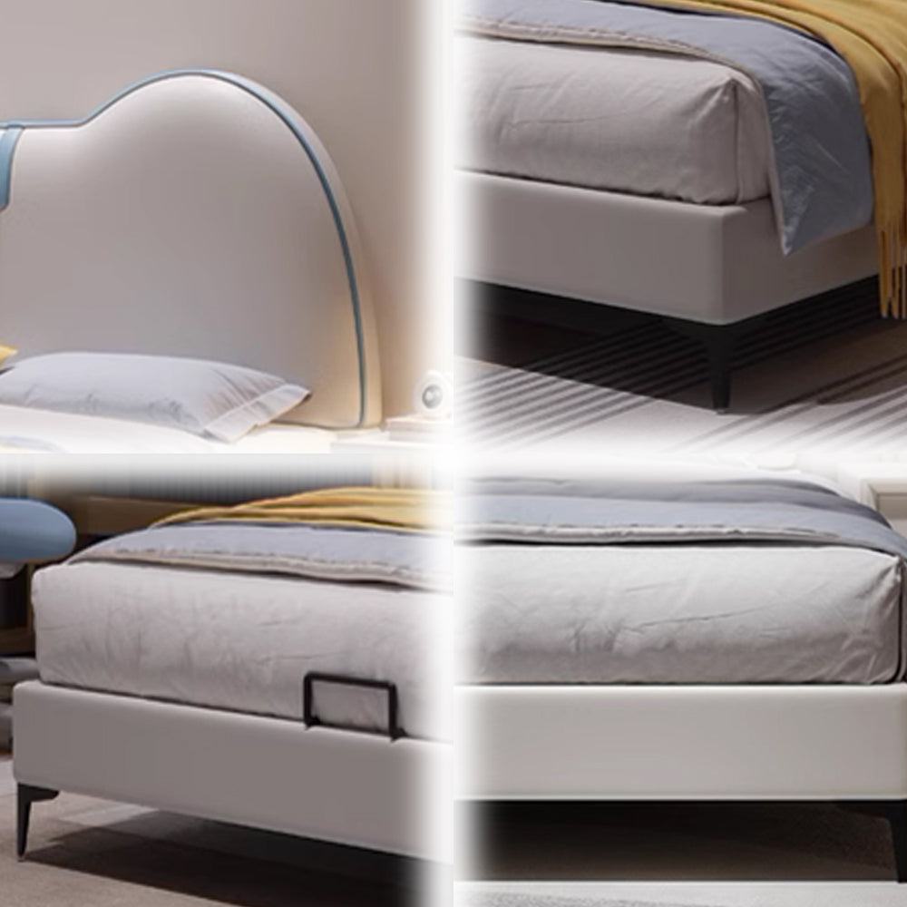 LUXORA CB1150 150/180cm Solid Wood Frame Kids Bed-Artificial Leather