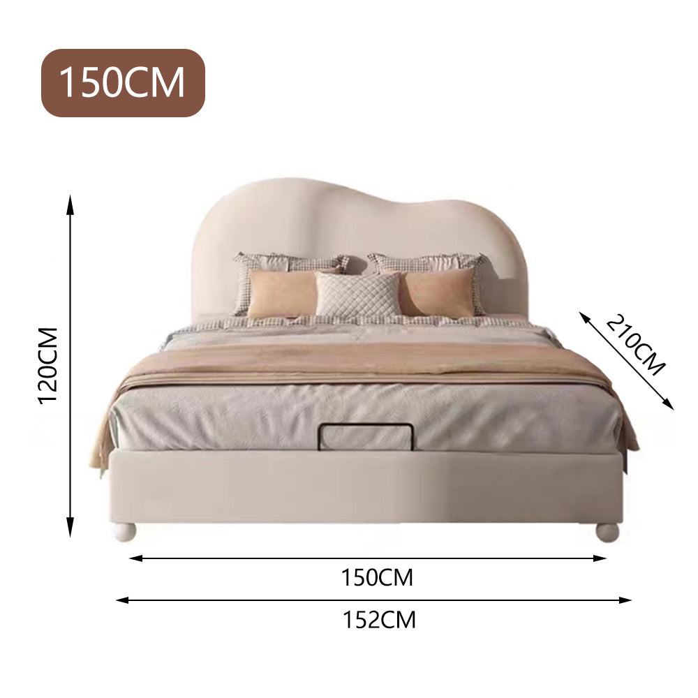 LUXORA CB1190 150/180cm Solid Wood Frame Kids Bed-Artificial Leather