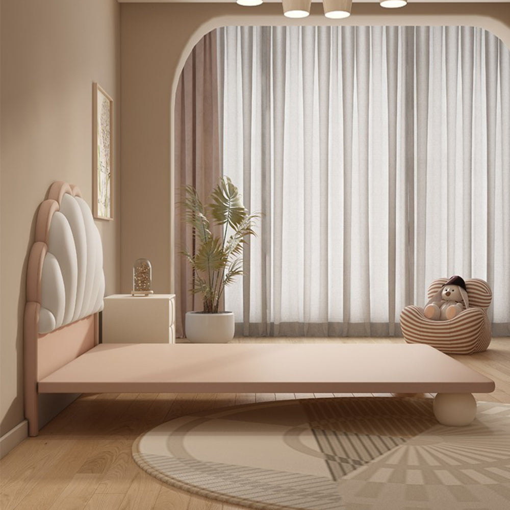 LUXORA CB1191 150/180cm Solid Wood Frame Cartoon Petal-Shape Kids Bed