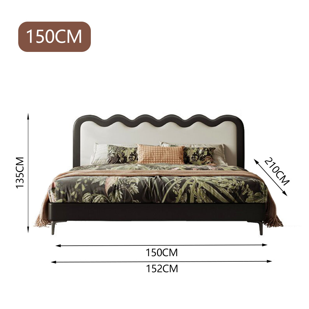 LUXORA CB1192 150/180cm Solid Wood Frame Kids Bed-Black