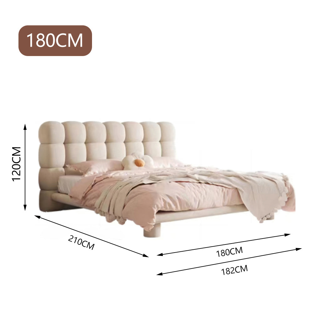 LUXORA CB1195 150/180cm Solid Wood Frame Kids Bed-Artificial Leather