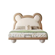 LUXORA CB1199 150/180cm Solid Wood Frame Cartoon Bear-Shape Kids Bed
