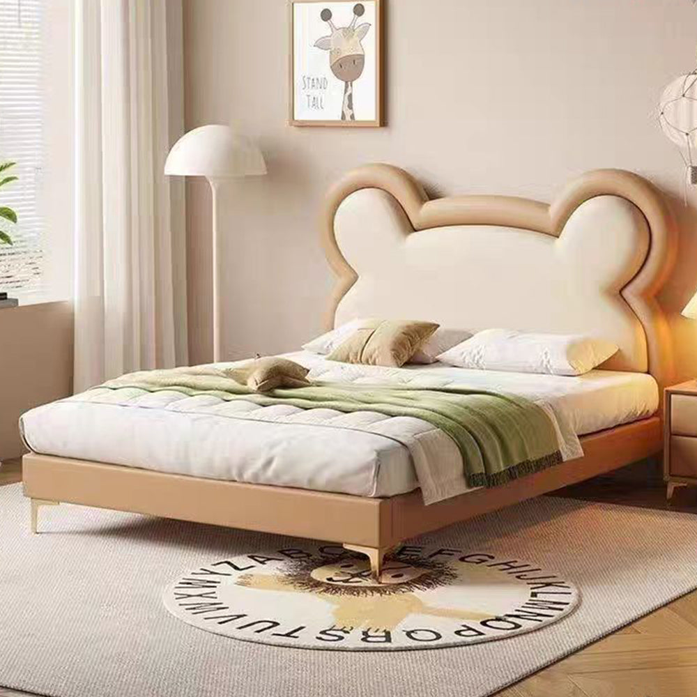 LUXORA CB1199 150/180cm Solid Wood Frame Cartoon Bear-Shape Kids Bed