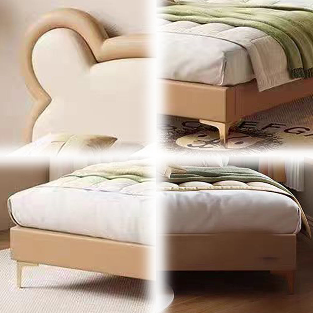 LUXORA CB1199 150/180cm Solid Wood Frame Cartoon Bear-Shape Kids Bed