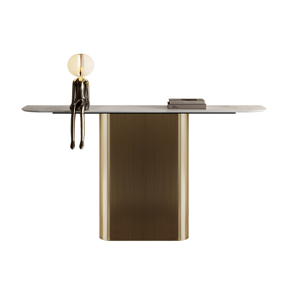 LUXORA CC1013 100/120/140cm Luxurious Style Sintered Stone Top Console Table