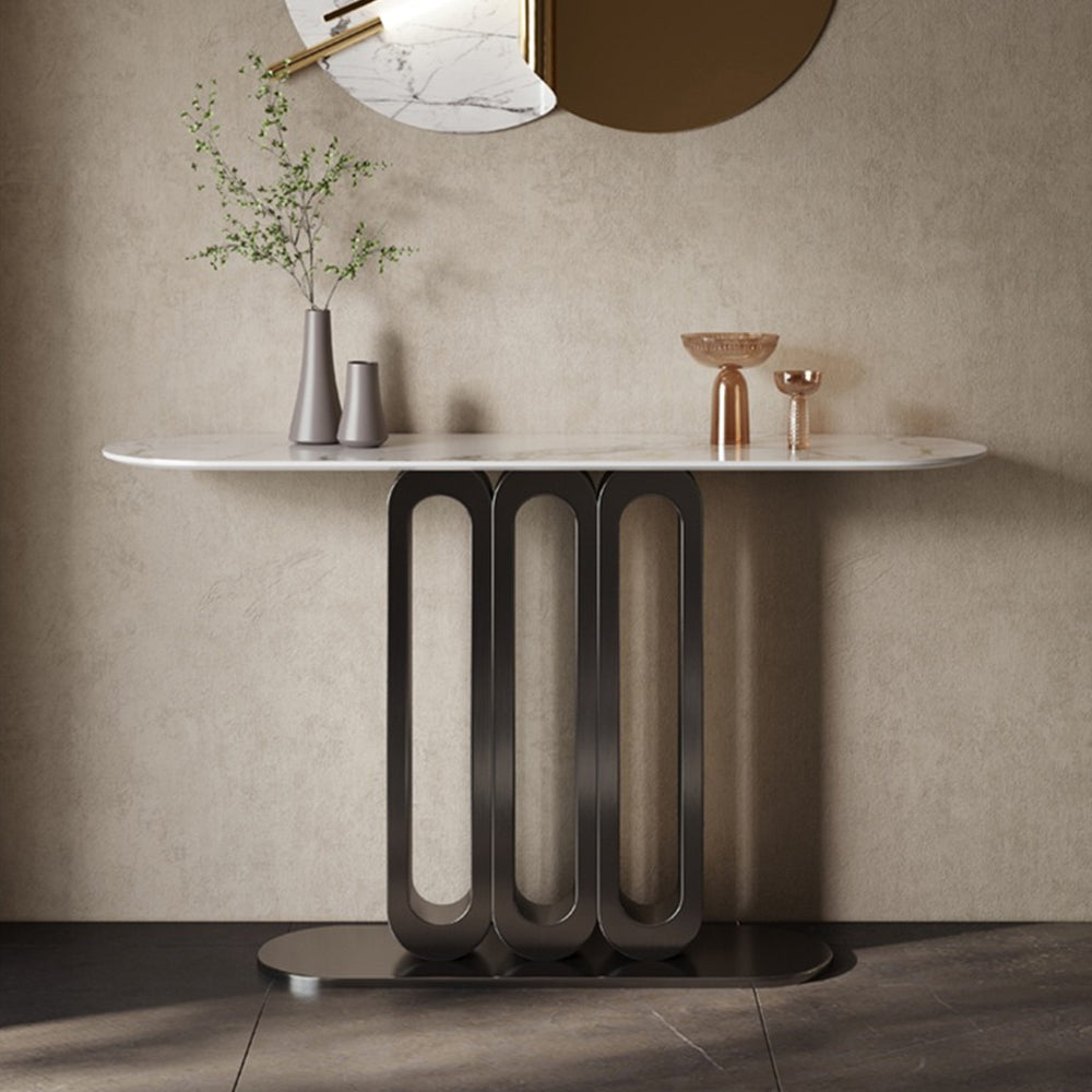 LUXORA CC1019 100/120/140/160cm Length Console Table Sintered Stone Countertop