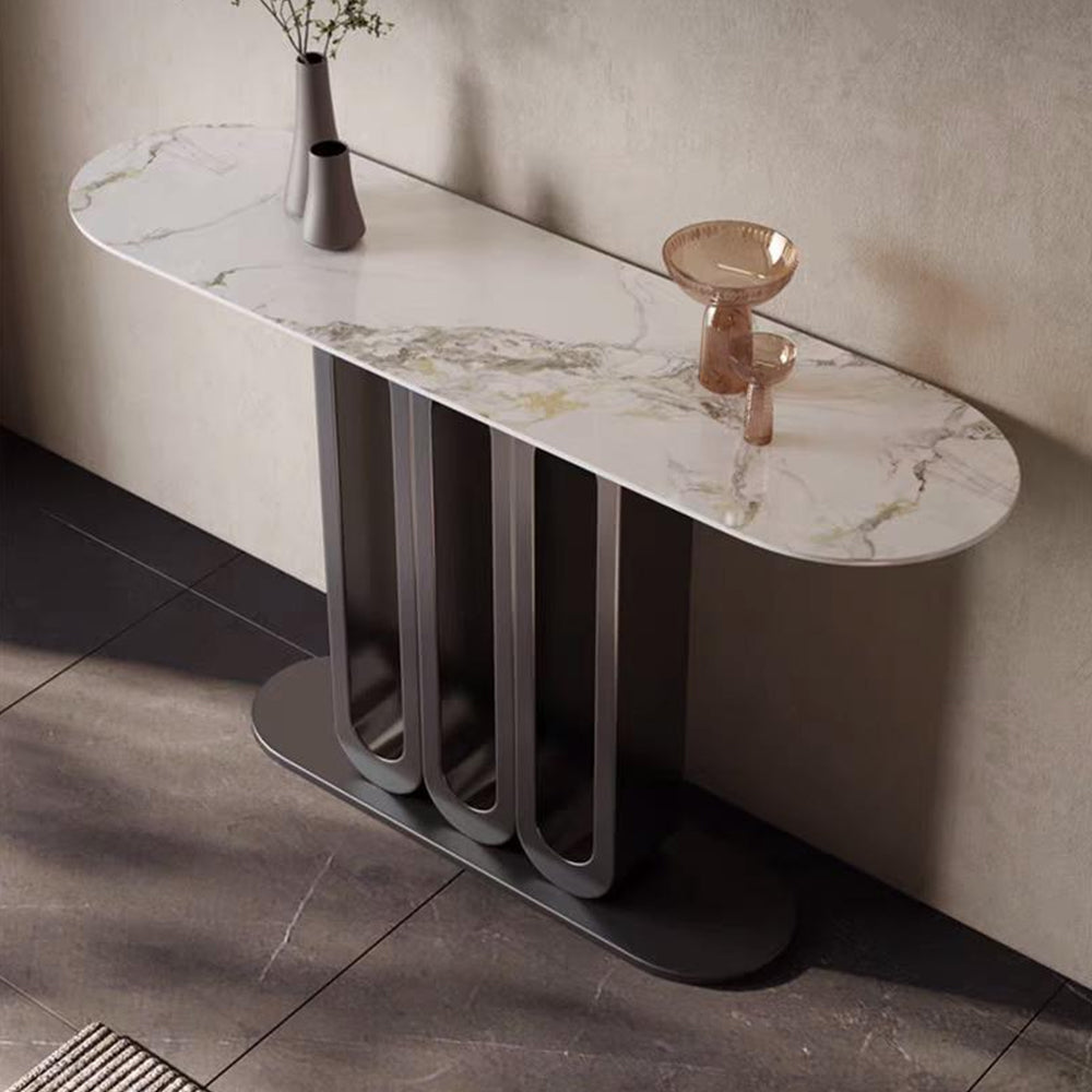 LUXORA CC1019 100/120/140/160cm Length Console Table Sintered Stone Countertop