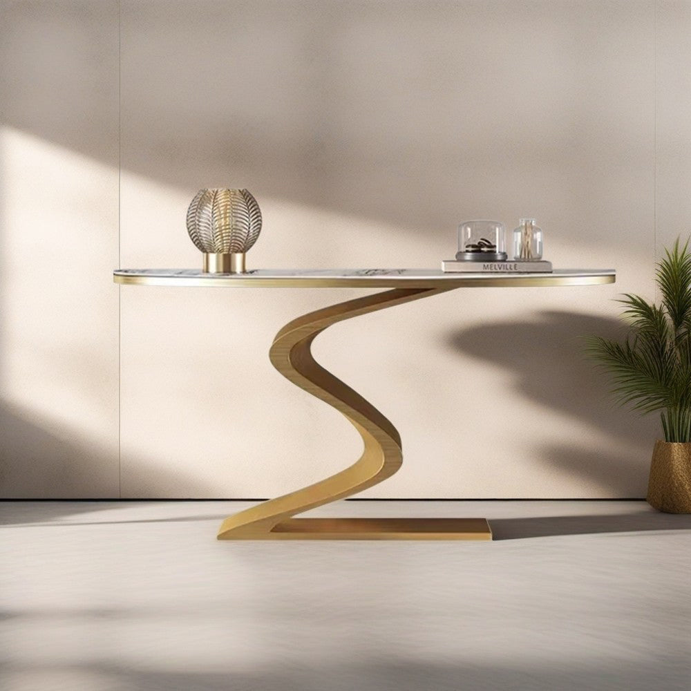 LUXORA CC1024 120/150cm Length Console Table Sintered Stone Countertop