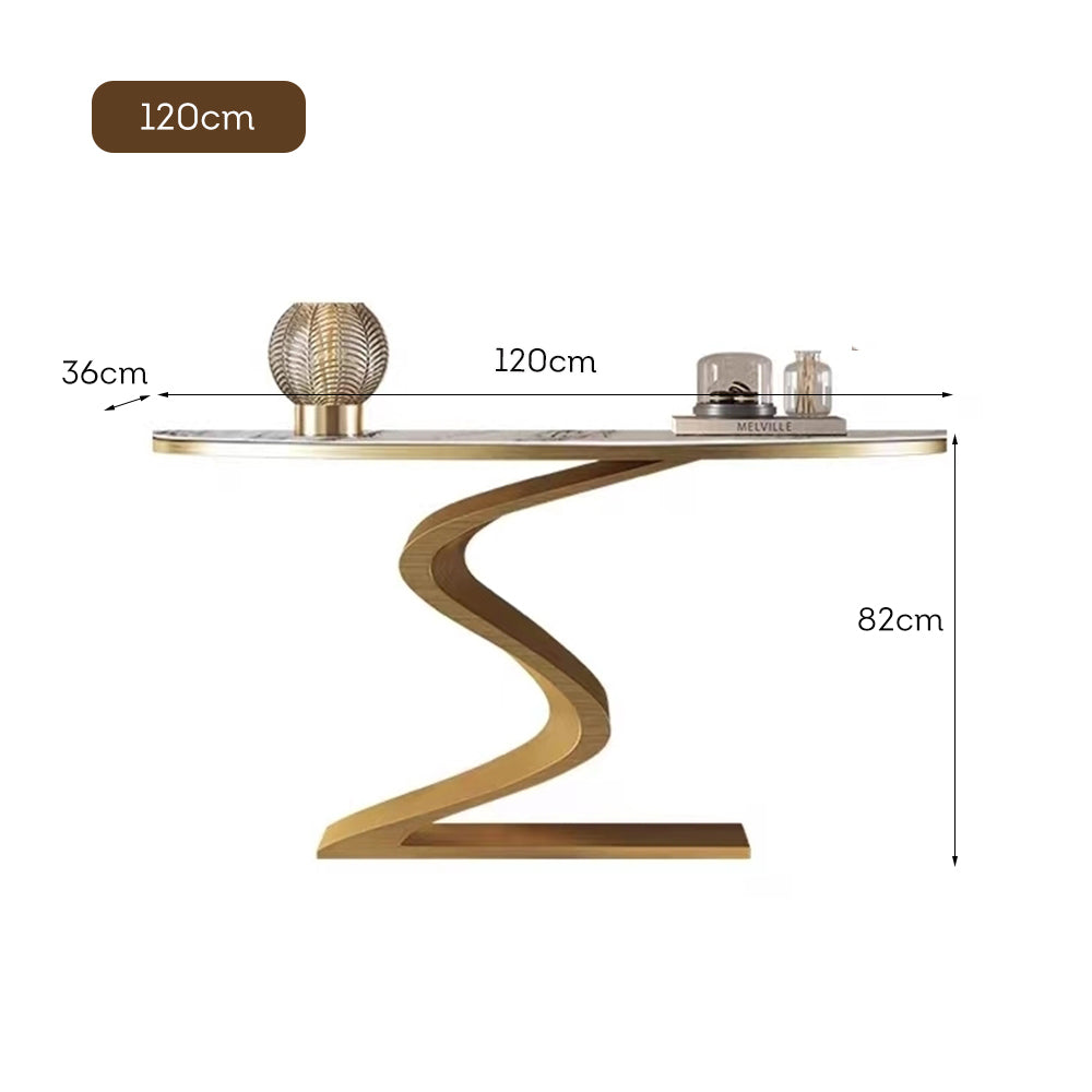 LUXORA CC1024 120/150cm Length Console Table Sintered Stone Countertop