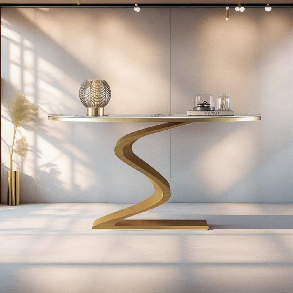 LUXORA CC1024 120/150cm Length Console Table Sintered Stone Countertop