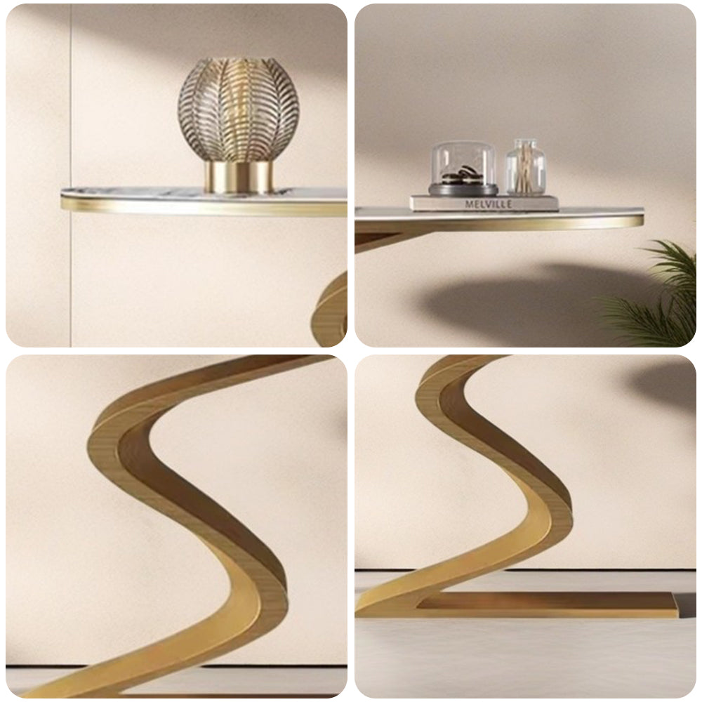 LUXORA CC1024 120/150cm Length Console Table Sintered Stone Countertop