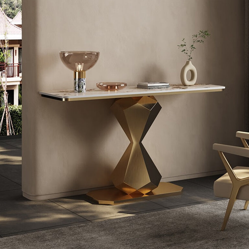 LUXORA CC1025 120/150cm Length Console Table Sintered Stone Countertop