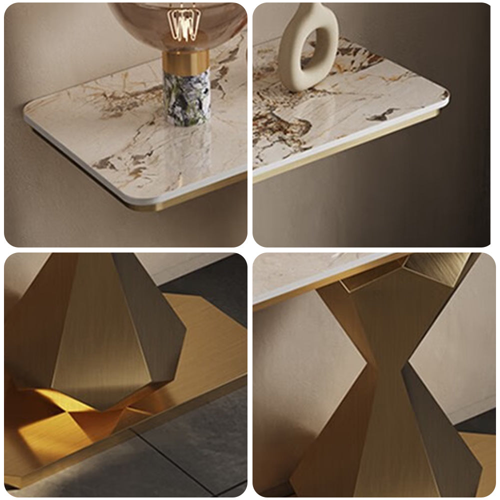 LUXORA CC1025 120/150cm Length Console Table Sintered Stone Countertop