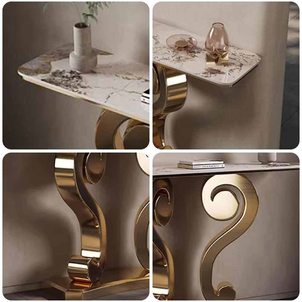 LUXORA CC1029 120/150cm Length Console Table Sintered Stone Countertop