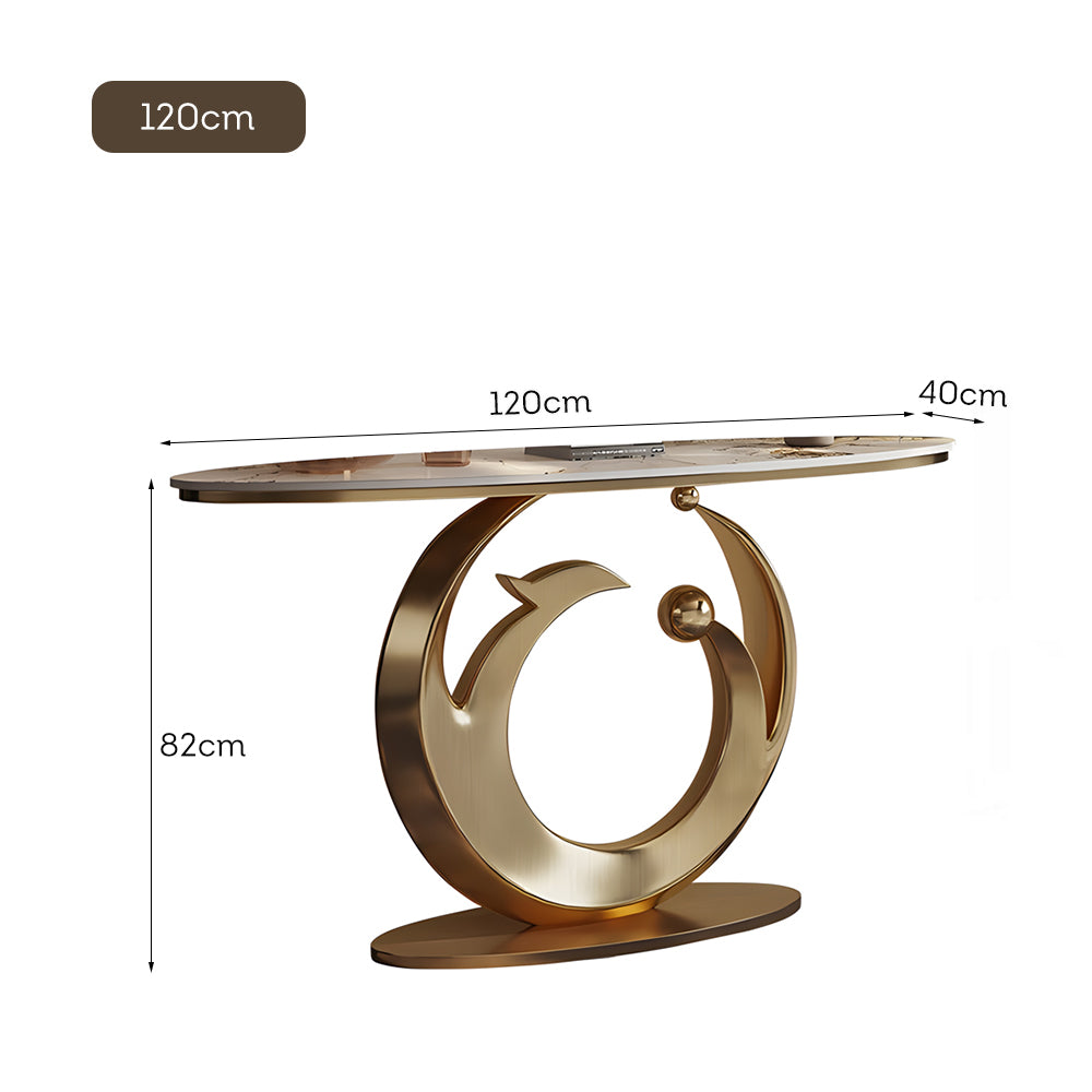 LUXORA CC1030 120/150cm Length Console Table Sintered Stone Countertop