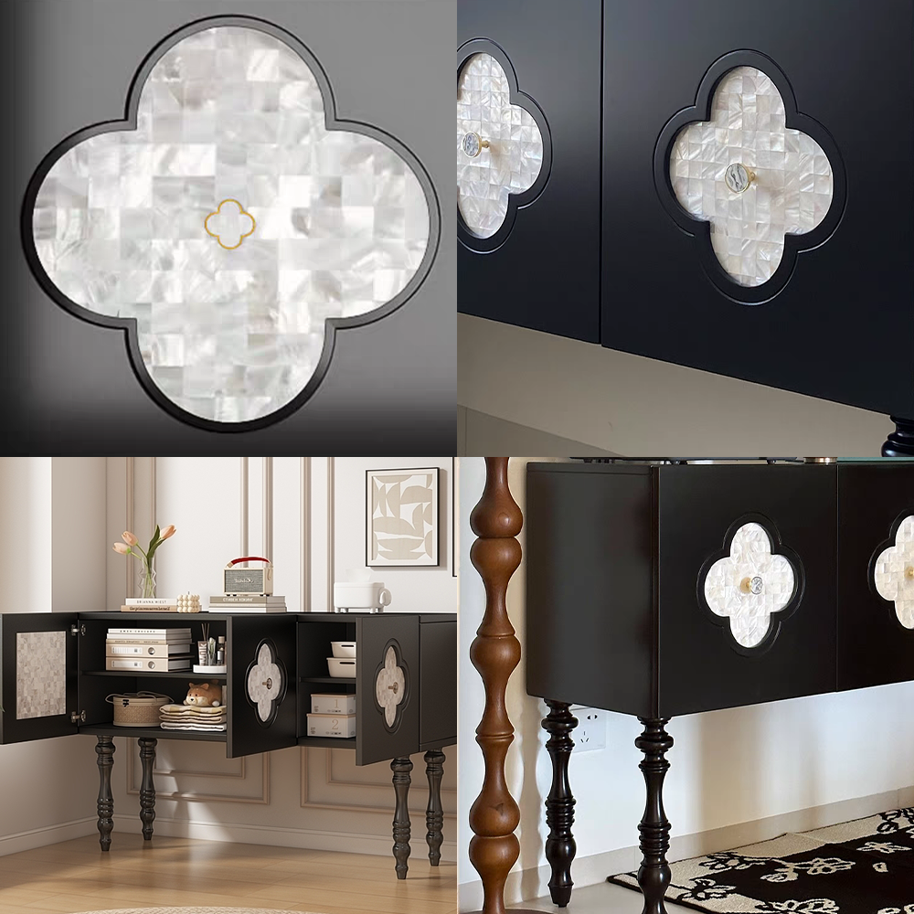 LUXORA CC1032 100/120CM French Natural Shell Decoration Sideboard