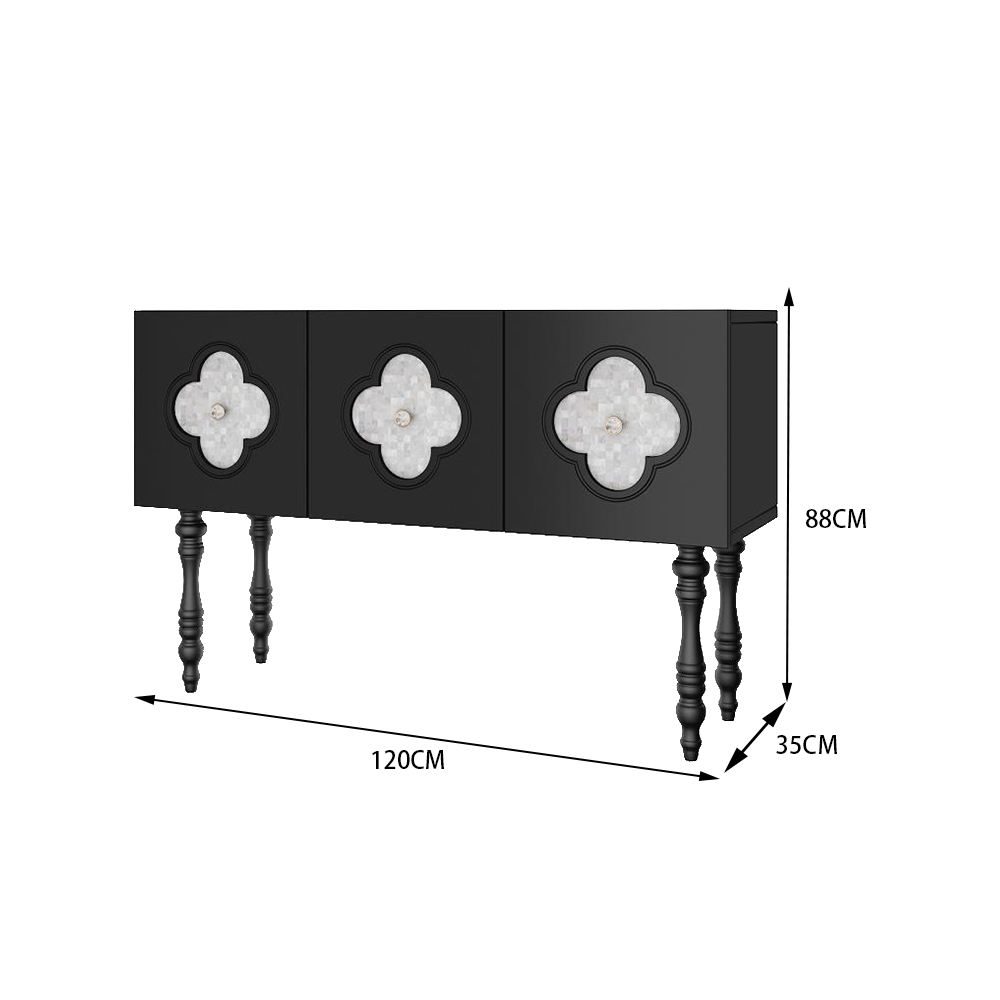 LUXORA CC1032 100/120CM French Natural Shell Decoration Sideboard