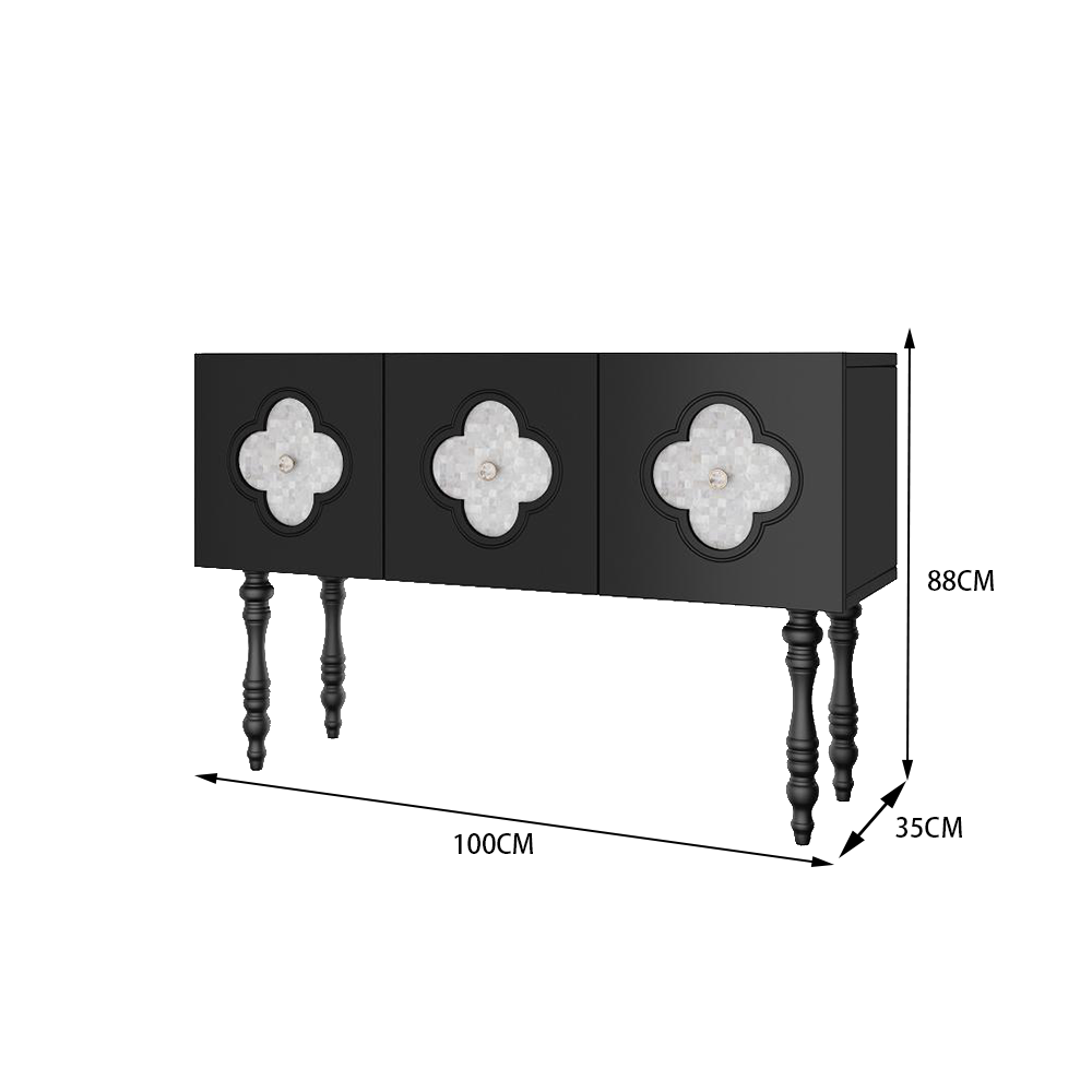 LUXORA CC1032 100/120CM French Natural Shell Decoration Sideboard