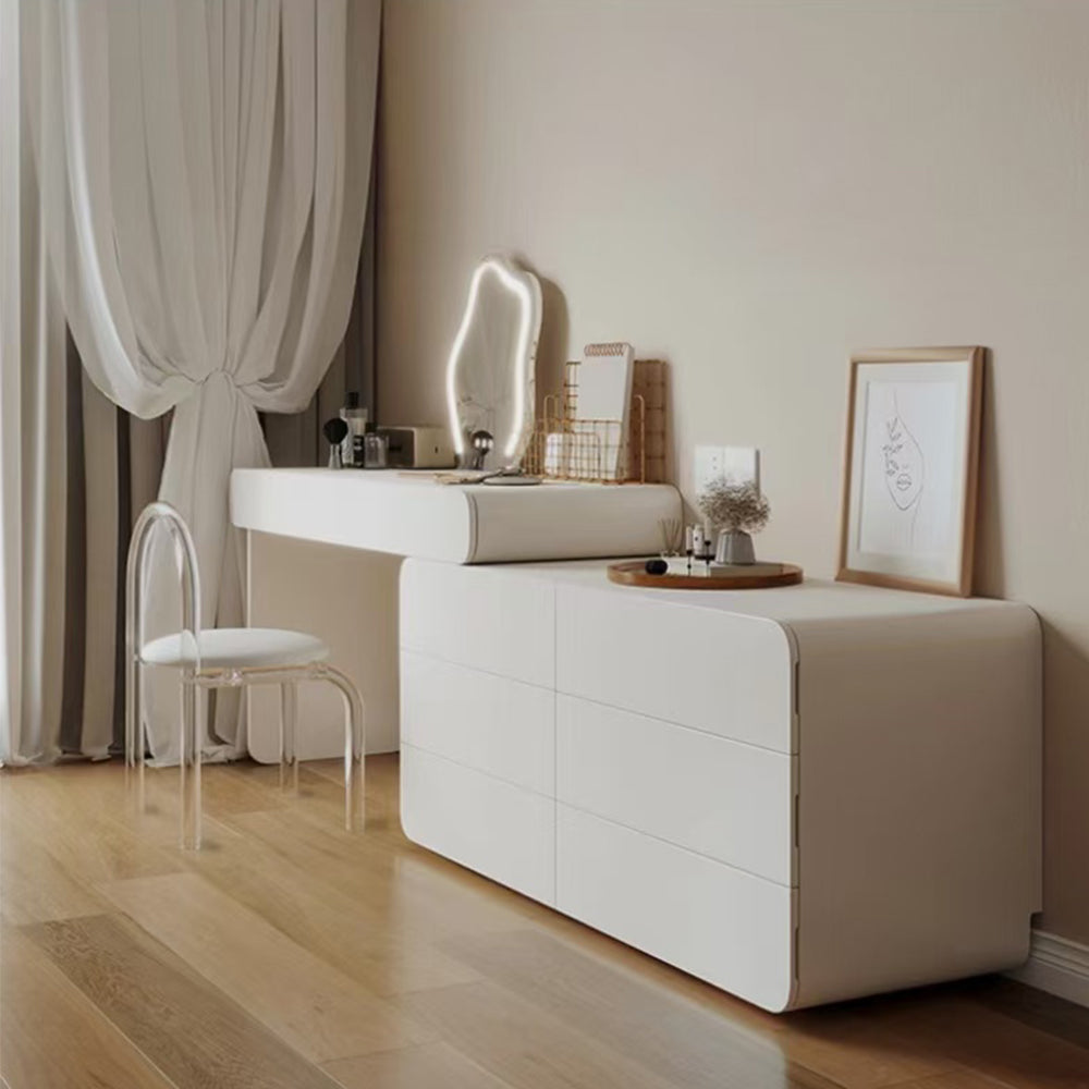 LUXORA DR1011 170-210cm Expandable Solid Wood Tabletop Dressing Table