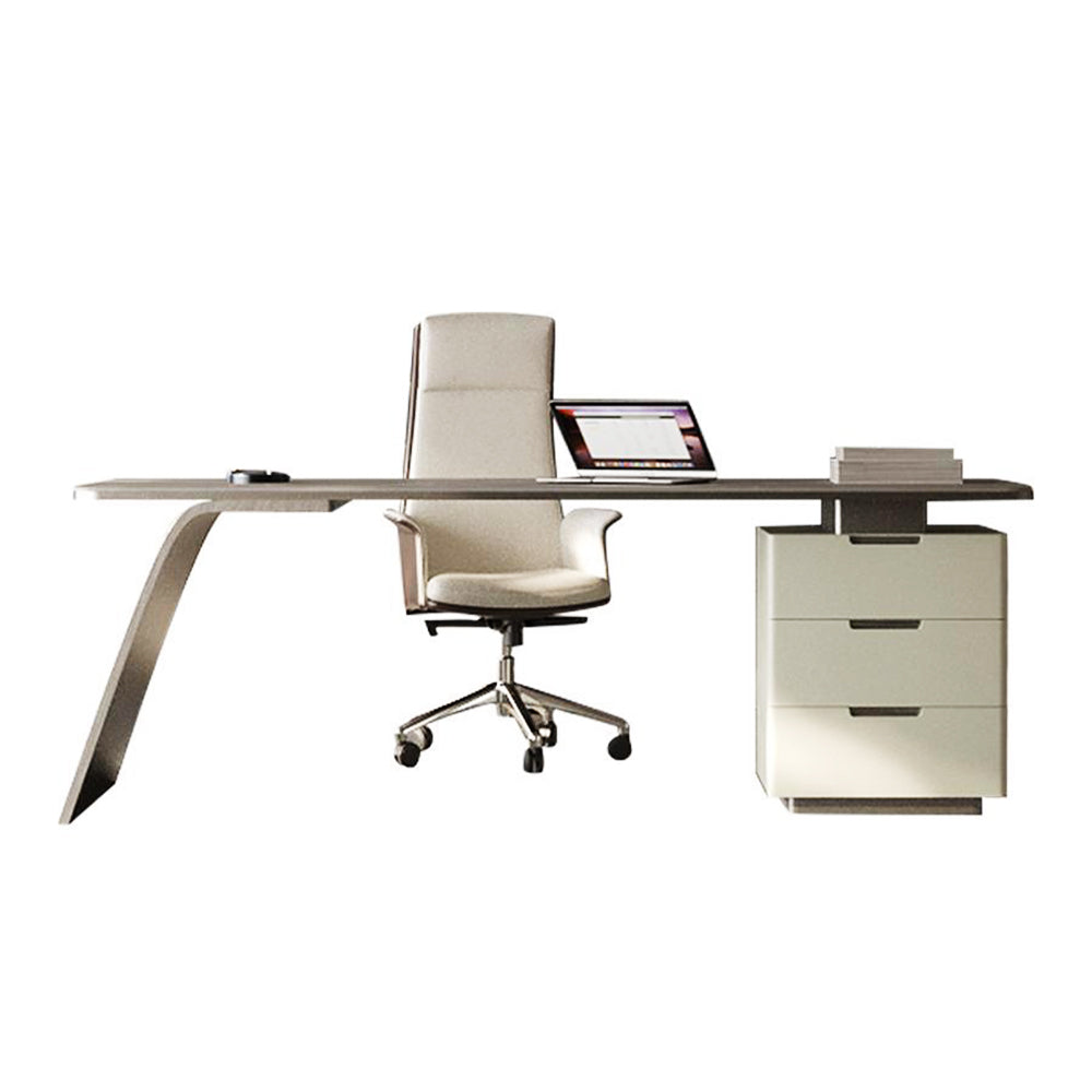 LUXORA WD1032 140/160/180 Minimalist Style Sintered Stone Desk