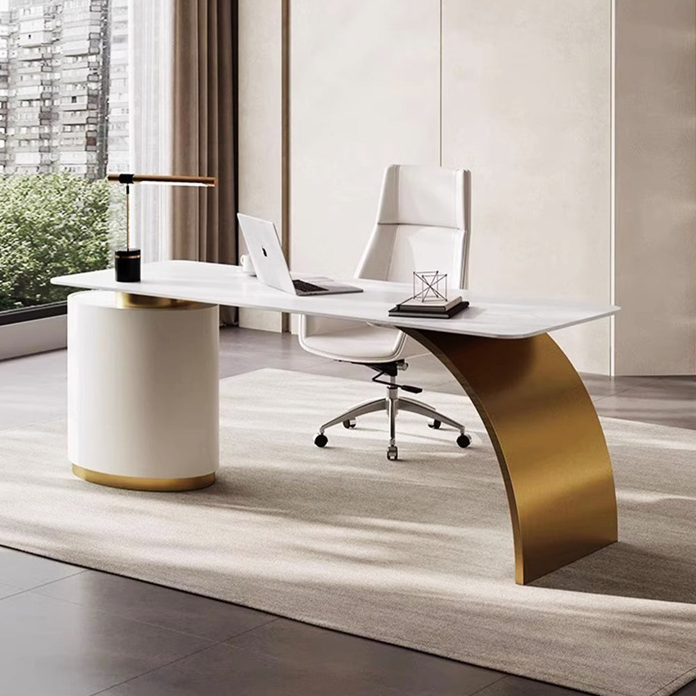 LUXORA WD1033 140/160/180 Minimalist Style Sintered Stone Desk