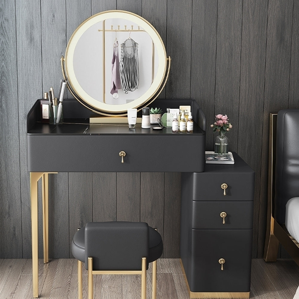 LUXORA DR1033 65cm Lacquered Solid Wood Tabletop Dressing Table