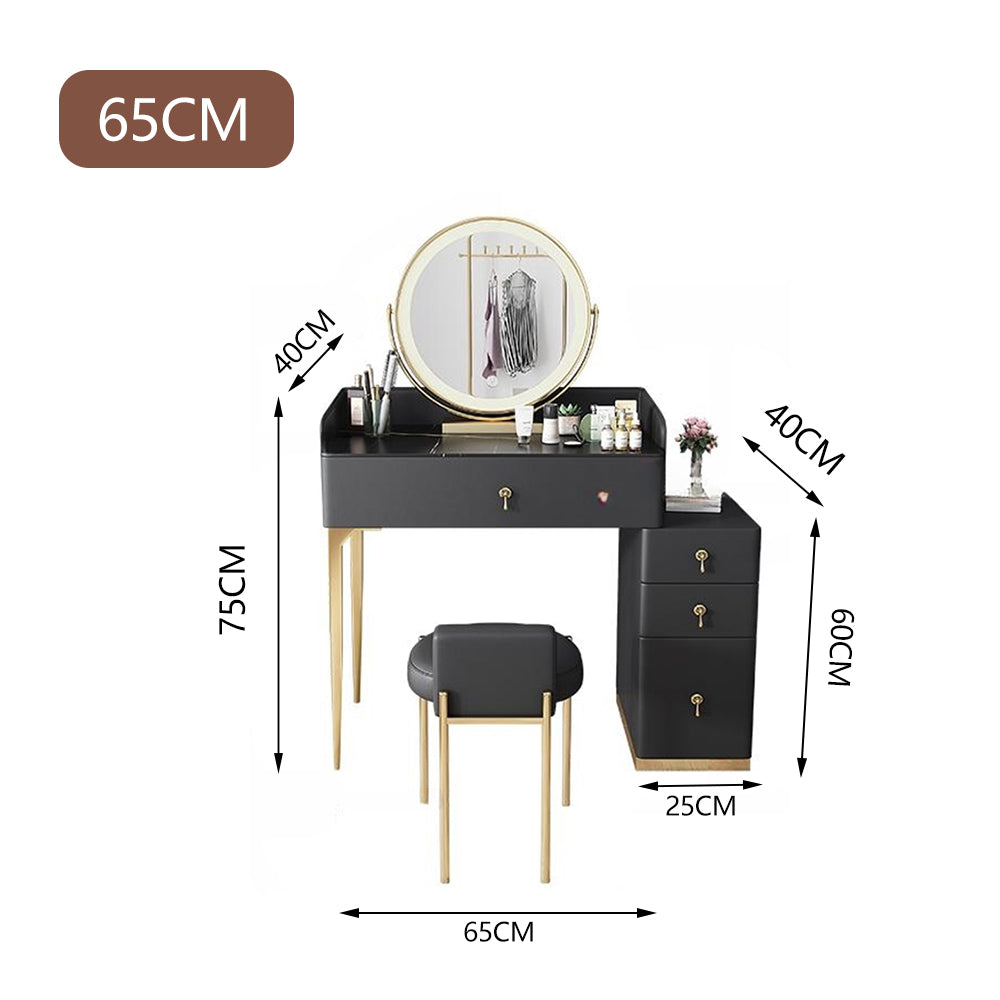 LUXORA DR1033 65cm Lacquered Solid Wood Tabletop Dressing Table