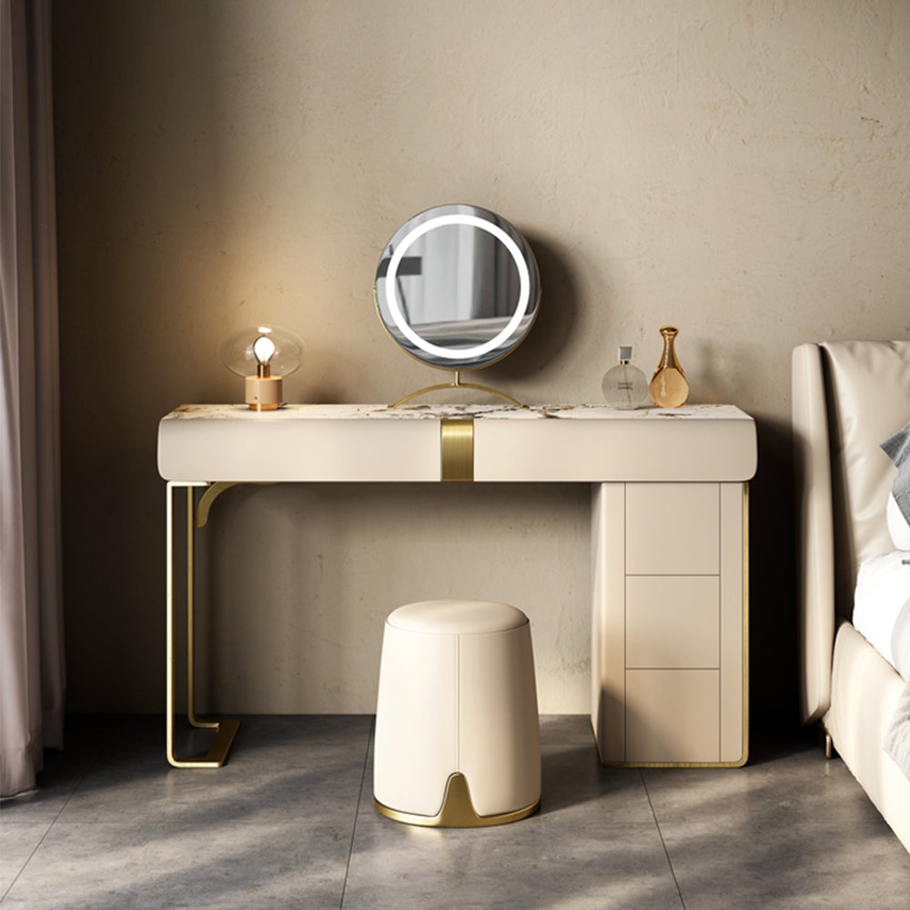 LUXORA DR1035 100-120cm Lacquered Solid Wood Tabletop Dressing Table