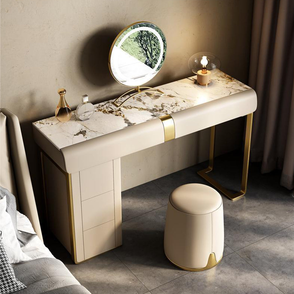 LUXORA DR1035 100-120cm Lacquered Solid Wood Tabletop Dressing Table