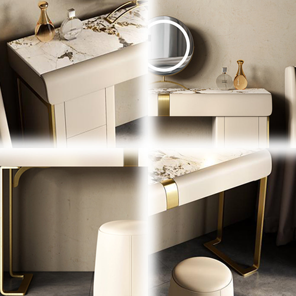 LUXORA DR1035 100-120cm Lacquered Solid Wood Tabletop Dressing Table