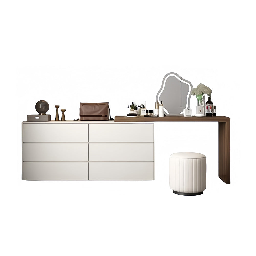 LUXORA DR1036 120-140cm Eco-Friendly Board Vanity Able With LED Mirror