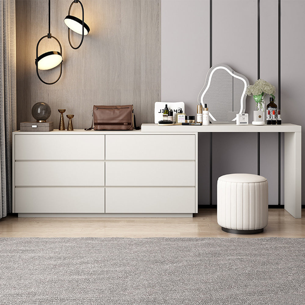 LUXORA DR1036 120-140cm Eco-Friendly Board Vanity Able With LED Mirror