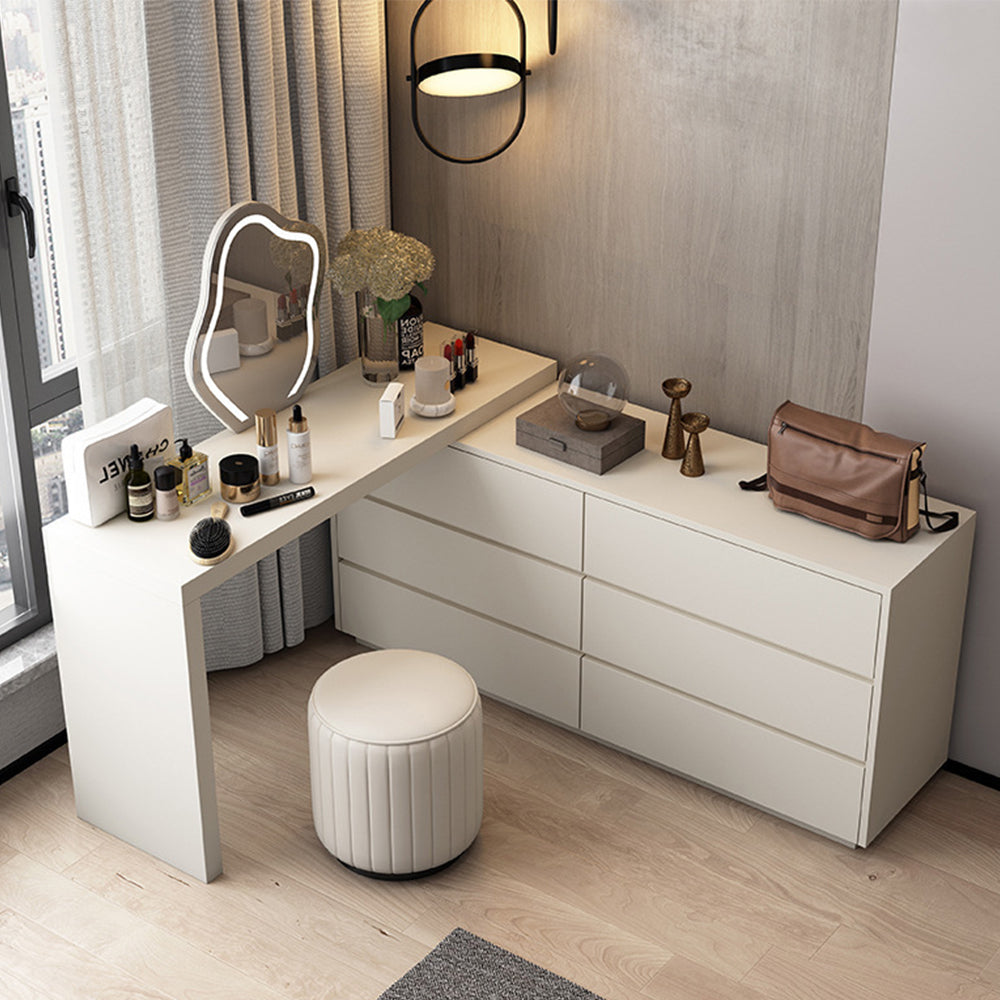 LUXORA DR1036 120-140cm Eco-Friendly Board Vanity Able With LED Mirror