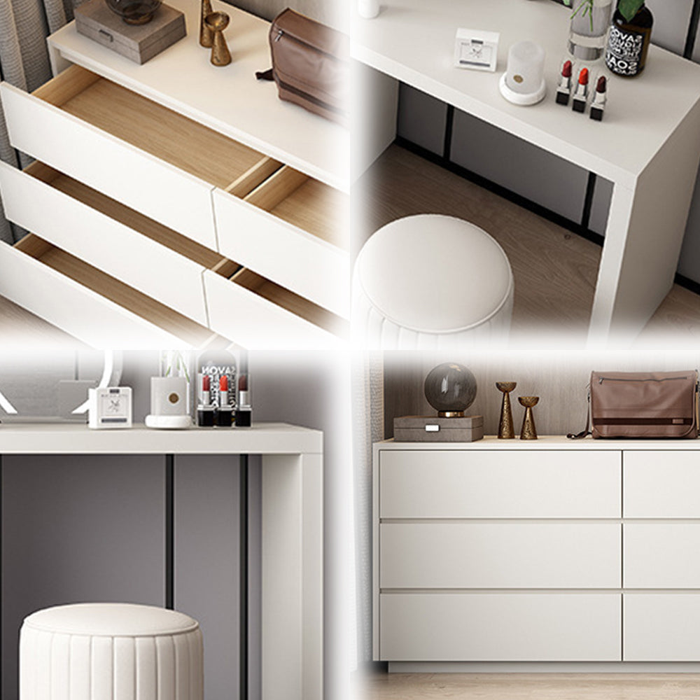 LUXORA DR1036 120-140cm Eco-Friendly Board Vanity Able With LED Mirror